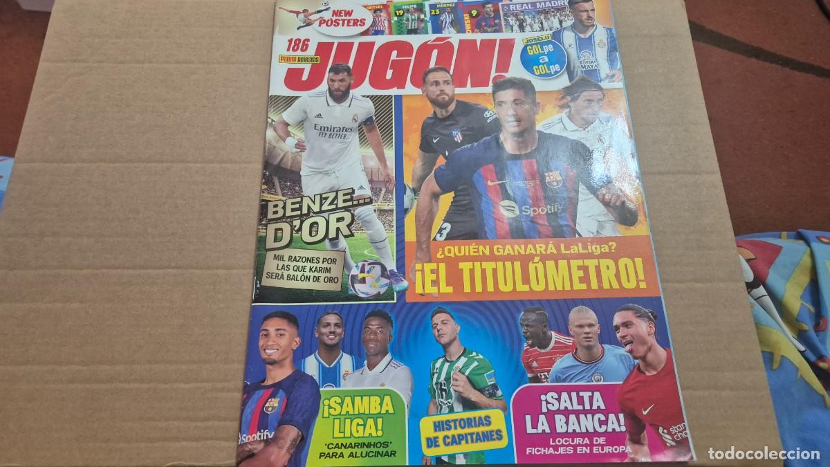 Collezionismo sportivo: LOTE REVISTA JUGON N&ordm; 186. SOLO REVISTA CON LOS POSTERS