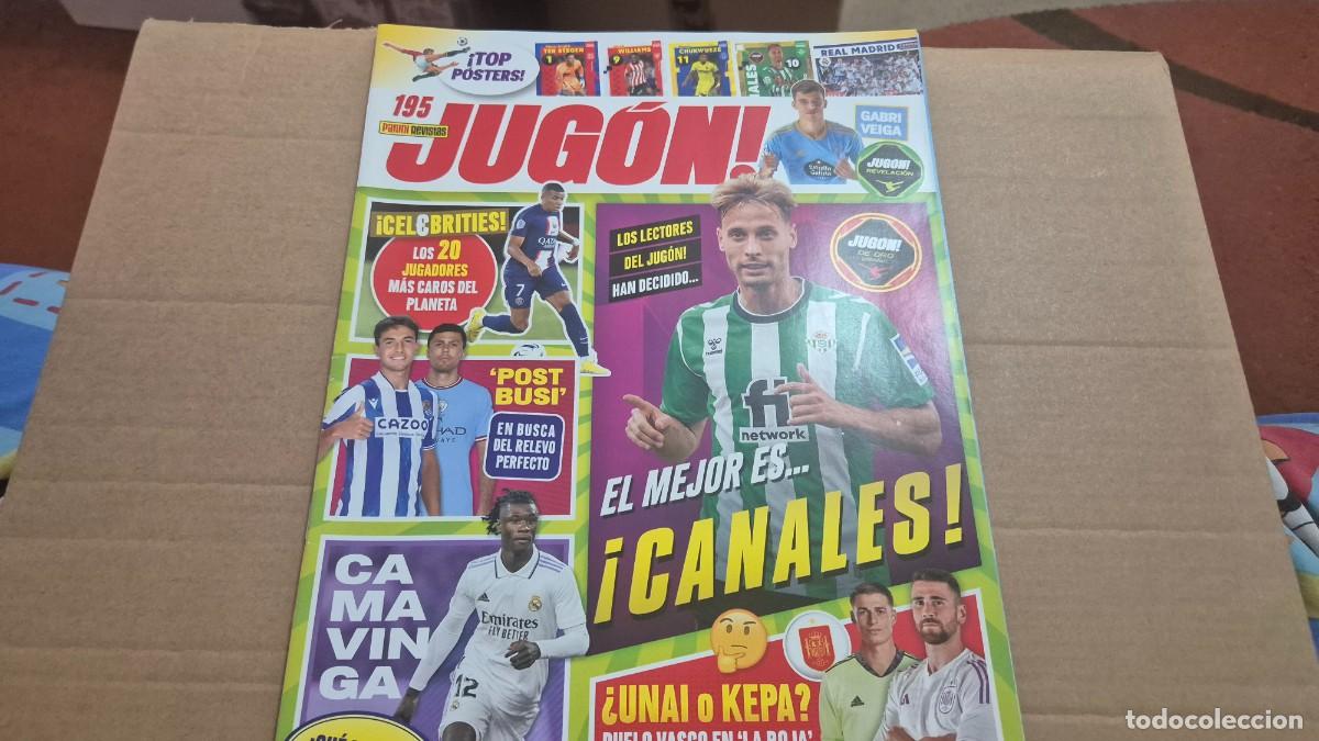 Sports collectibles: LOTE REVISTA JUGON N&ordm; 195. SOLO REVISTA CON LOS POSTERS