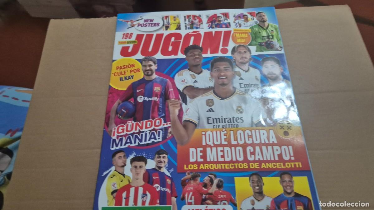 Collezionismo sportivo: LOTE REVISTA JUGON N&ordm; 198. SOLO REVISTA CON LOS POSTERS
