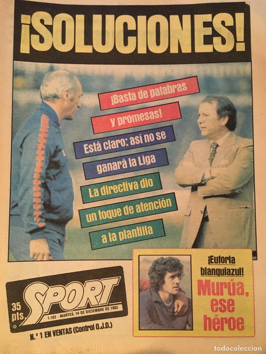Coleccionismo deportivo: FC Barcelona 82-83. Maradona, Schuster. Sport