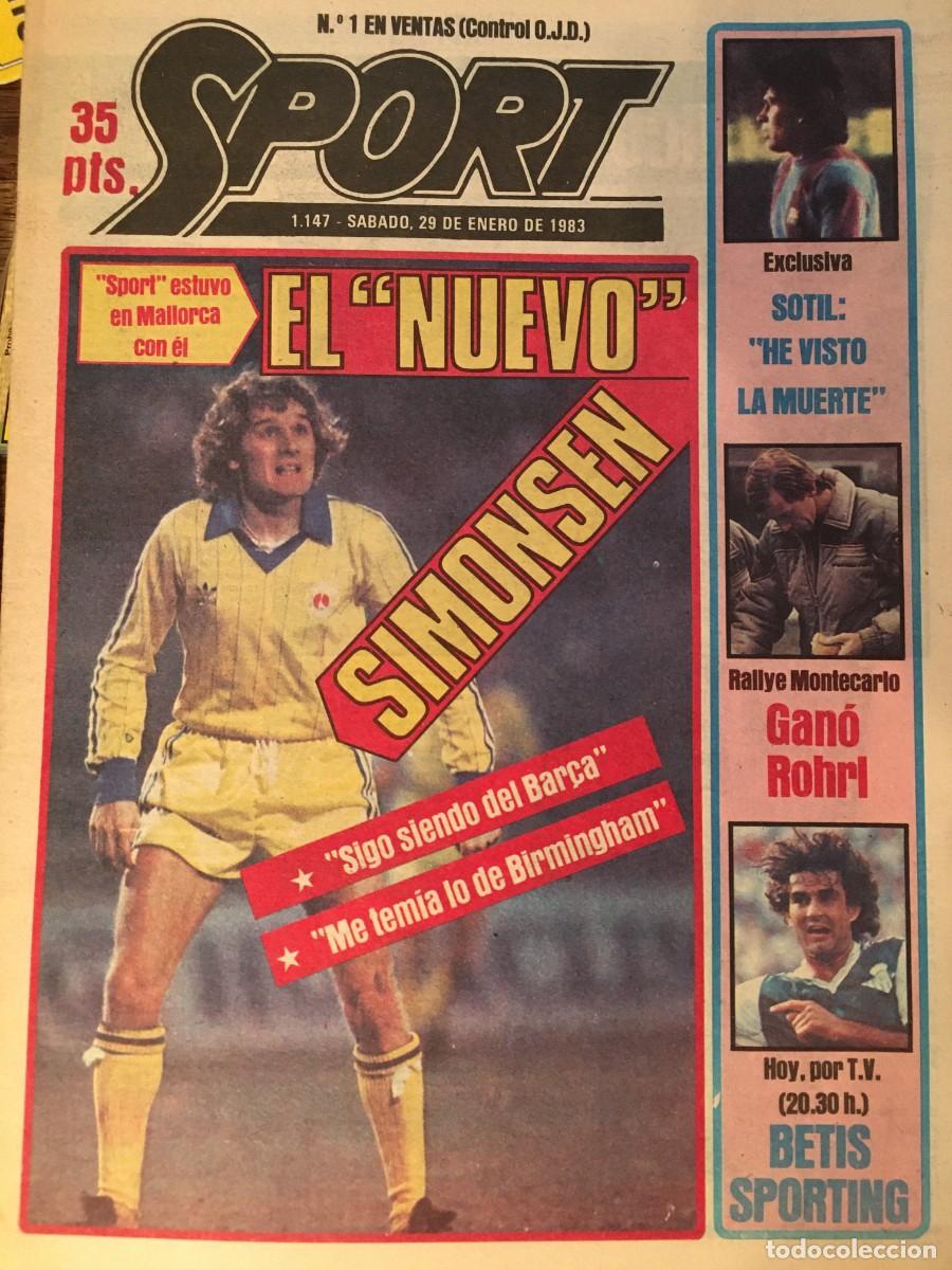 Coleccionismo deportivo: FC Barcelona 1982-83. Maradona-Schuster. Sport