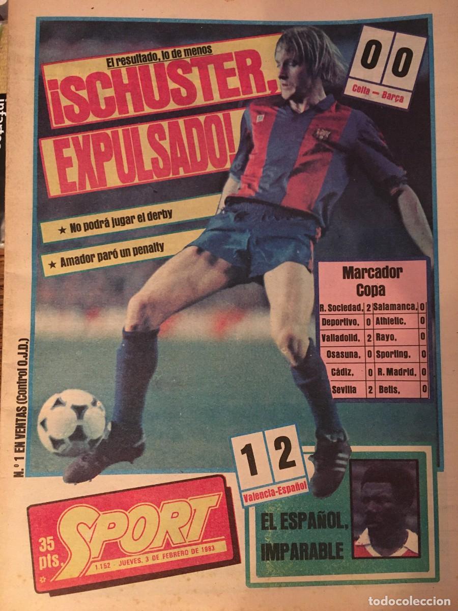 Coleccionismo deportivo: FC Barcelona 1982-83. Maradona-Schuster. Sport