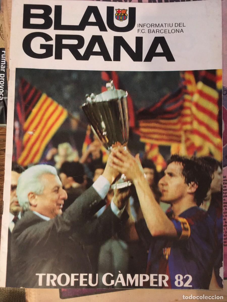 Collectionnisme sportif: FC Barcelona 1982-83. Maradona-Schuster. Bolet&iacute;n Bar&ccedil;a