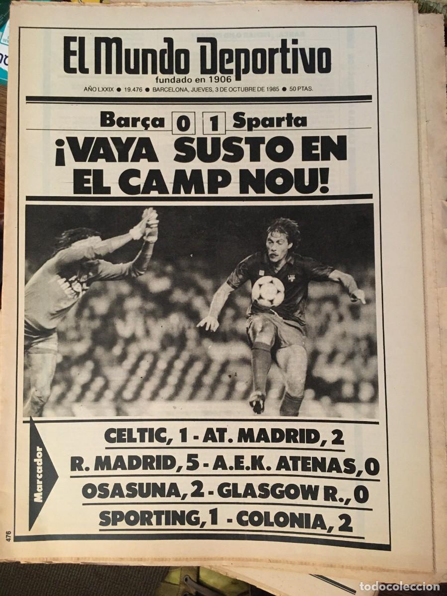 Coleccionismo deportivo: FC Barcelona 1985-86 Bar&ccedil;a. Schuster, Venables. Mundo Deportivo
