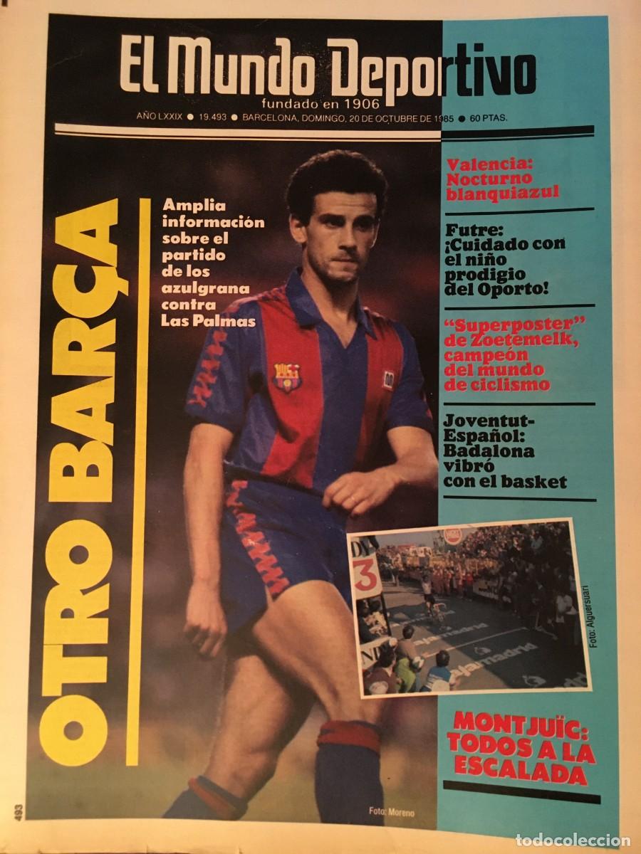 Sammelleidenschaft Sport: FC Barcelona 1985-86 Bar&ccedil;a. Schuster, Venables. Mundo Deportivo
