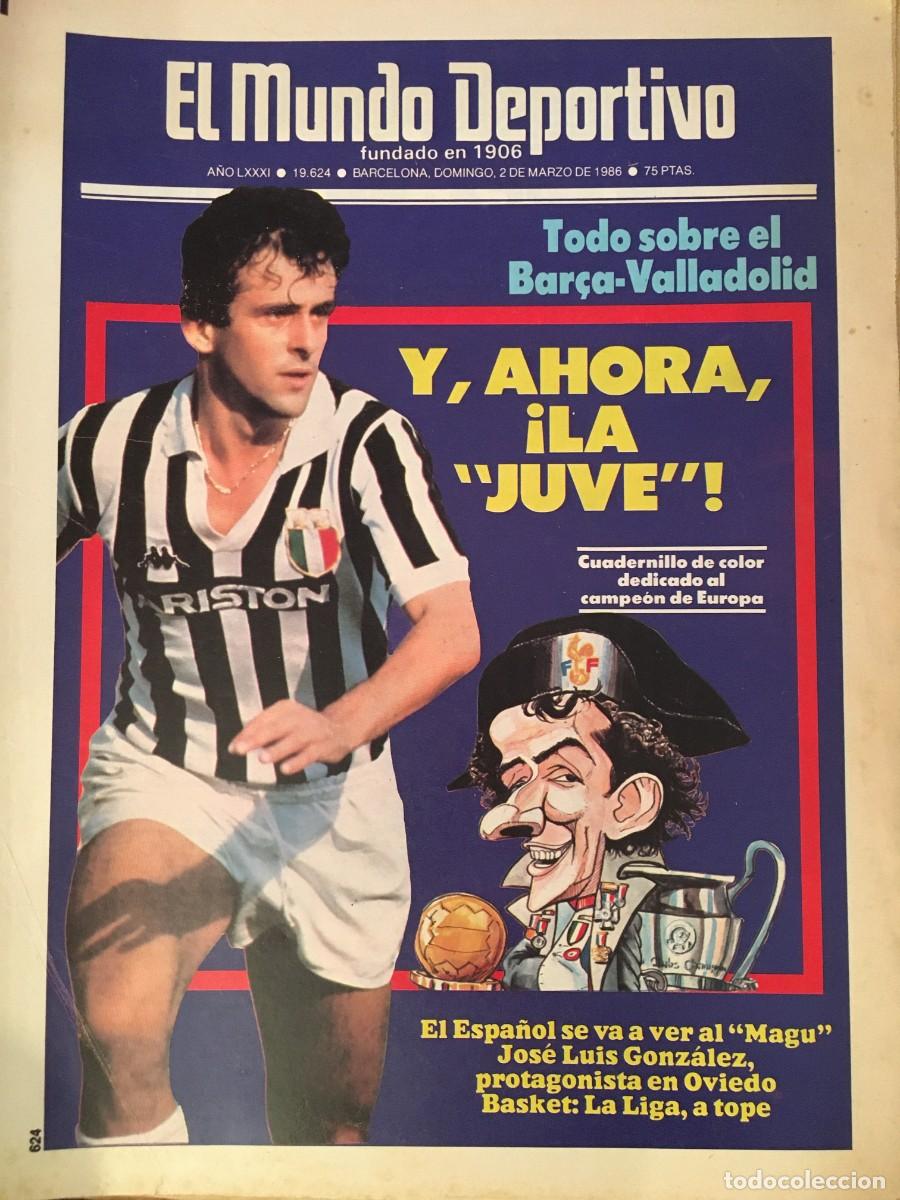 Sports collectibles: FC Barcelona 1985-86 Bar&ccedil;a. Schuster, Venables. Mundo Deportivo