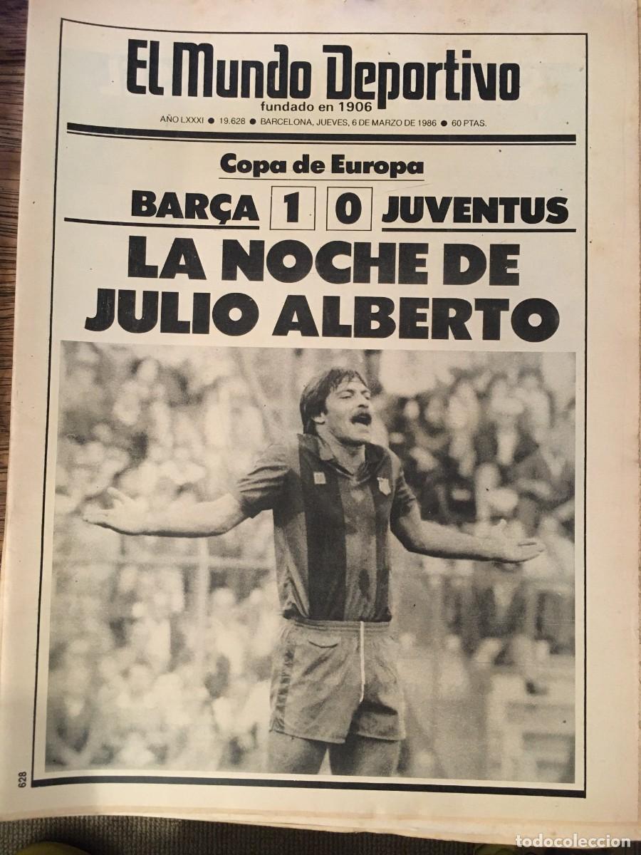 Sports collectibles: FC Barcelona 1985-86 Bar&ccedil;a. Schuster, Venables. Mundo Deportivo