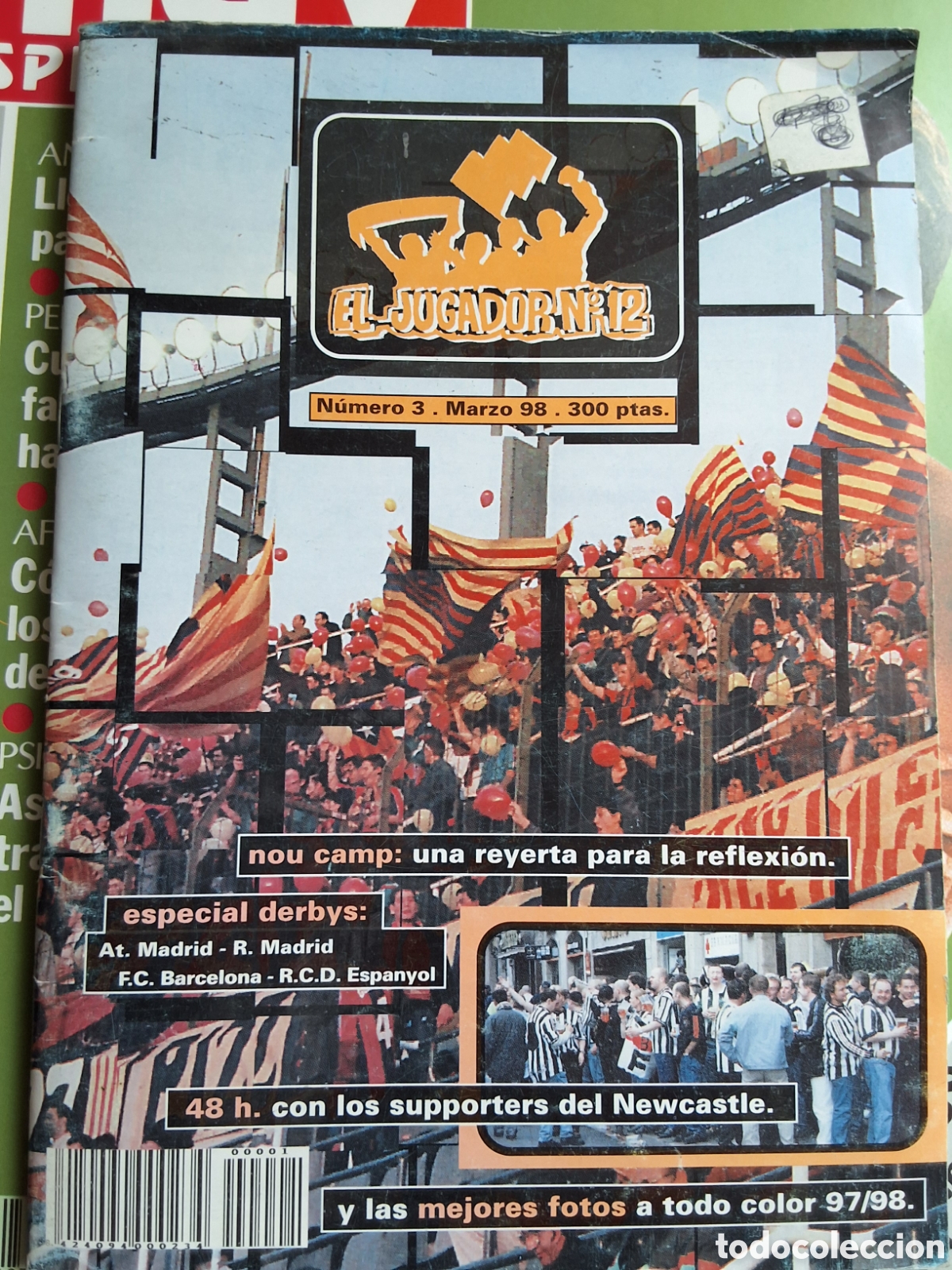 Collectionnisme sportif: El jugador numero 12 revista futbol n&uacute;mero 3 a&ntilde;o 1998/3