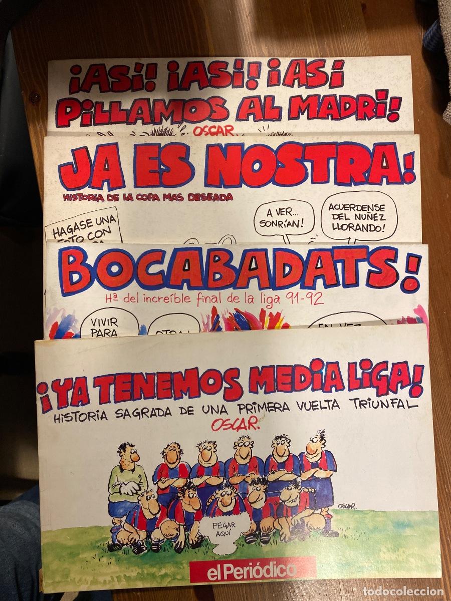 Sammelleidenschaft Sport: FUTBOL CLUB BARCELONA . 4 COMICS FINAL LIGA 91-92. BOCABADATS, JA ES NOSTRA, ASI, YA TENEMOS MEDIA