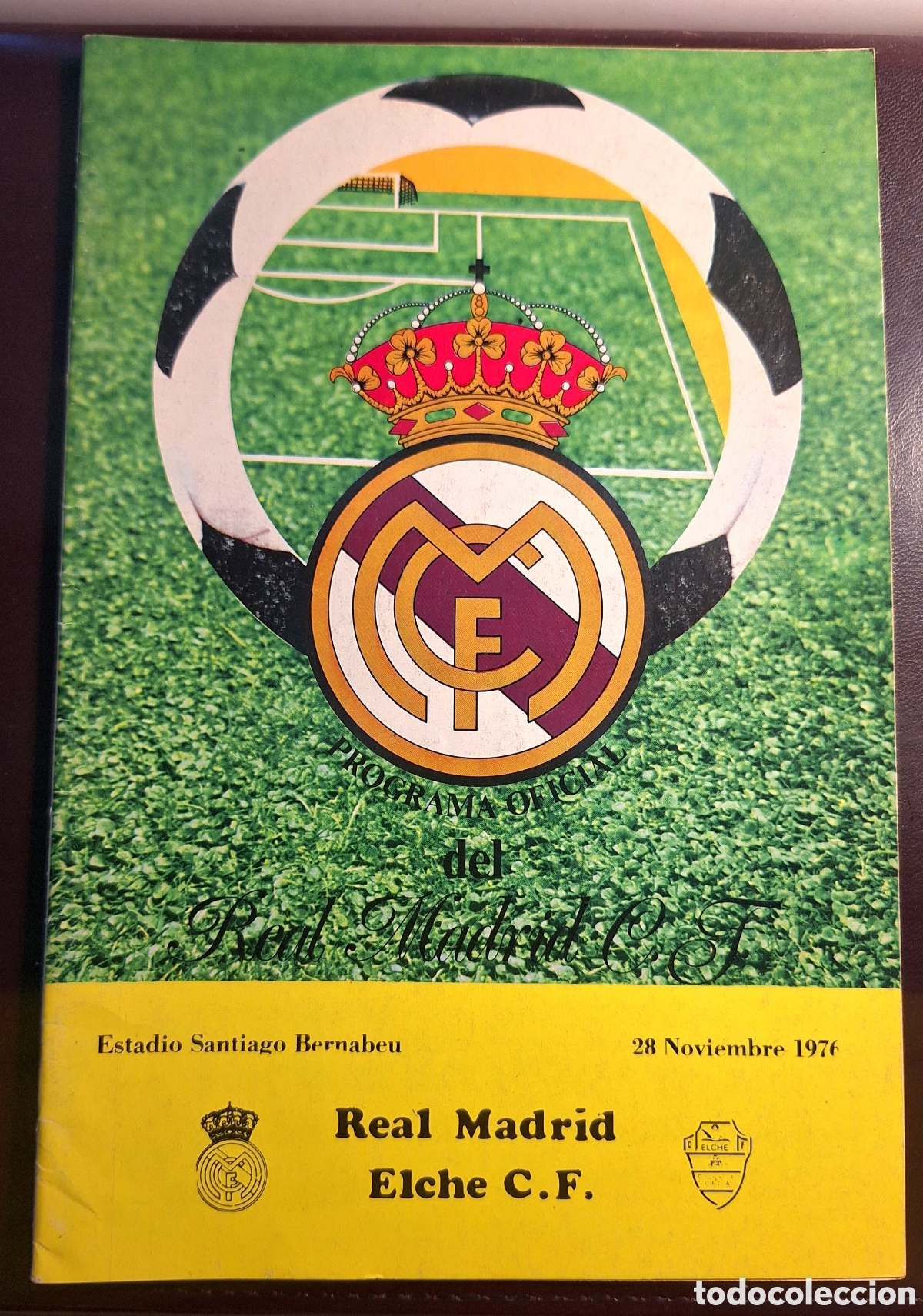 Sammelleidenschaft Sport: Programa Real Madrid Elche 1976