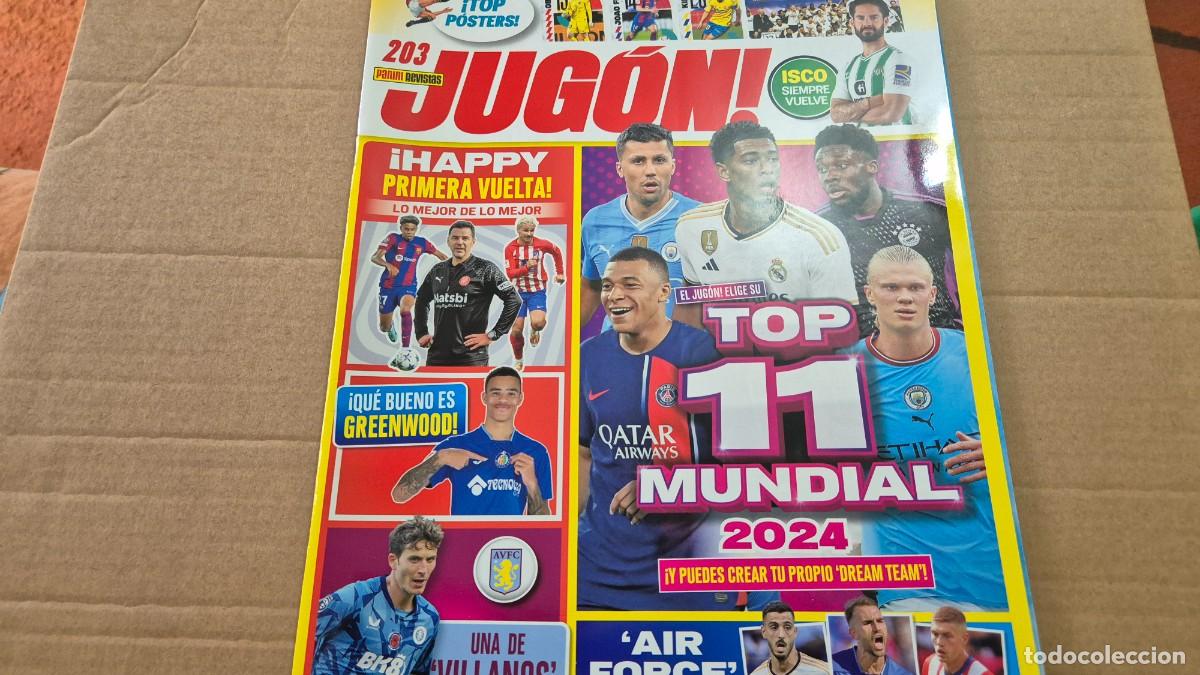 Sammelleidenschaft Sport: LOTE REVISTA JUGON N&ordm; 203. SOLO REVISTA CON LOS POSTERS