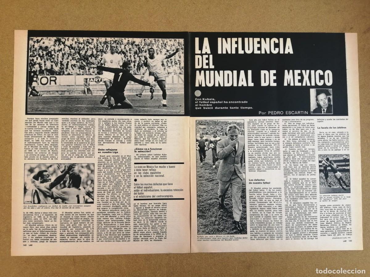 Sammelleidenschaft Sport: REPORTAJE. LA INFLUENCIA DEL MUNDIAL DE MEXICO