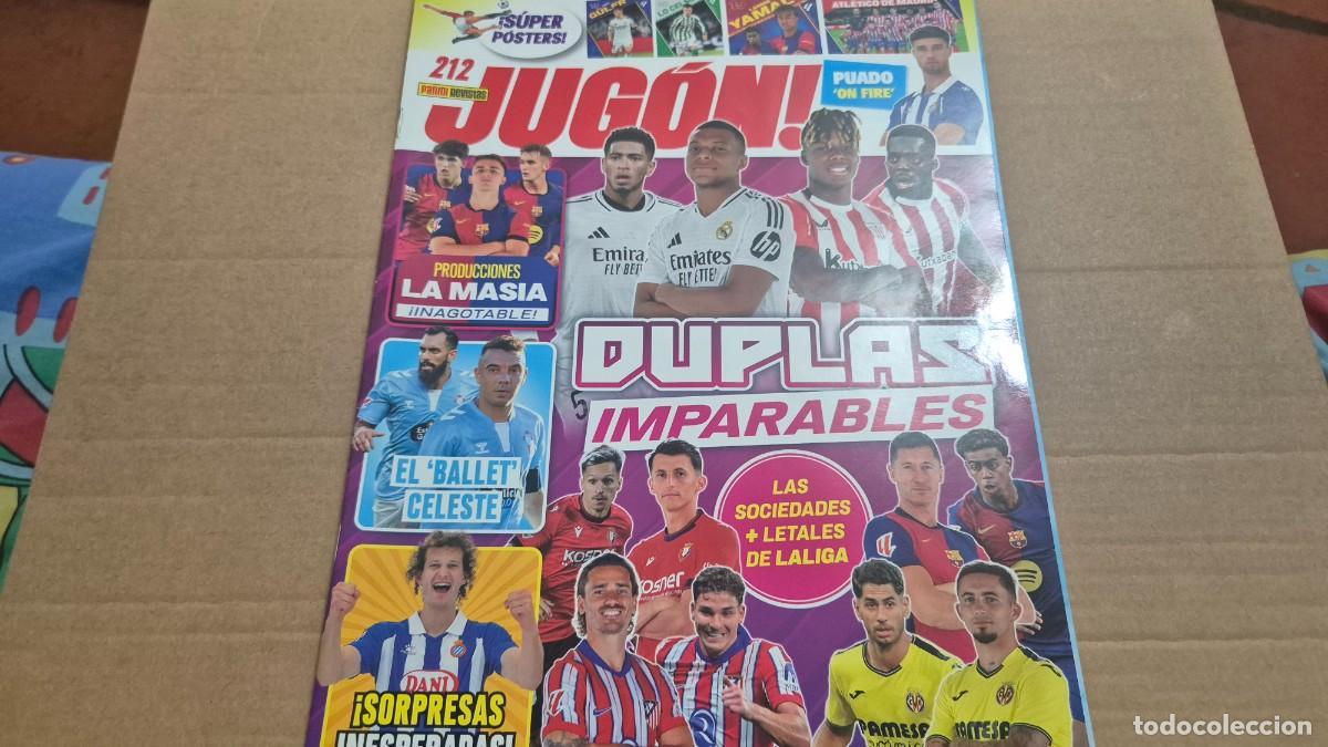 Collezionismo sportivo: LOTE REVISTA JUGON N&ordm; 212. SOLO REVISTA CON LOS POSTERS