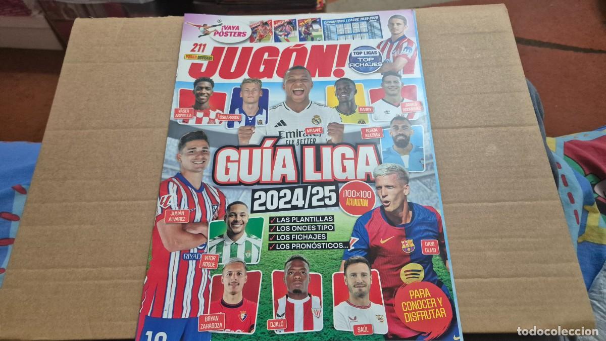 Sammelleidenschaft Sport: LOTE REVISTA JUGON N&ordm; 211. SOLO REVISTA CON LOS POSTERS