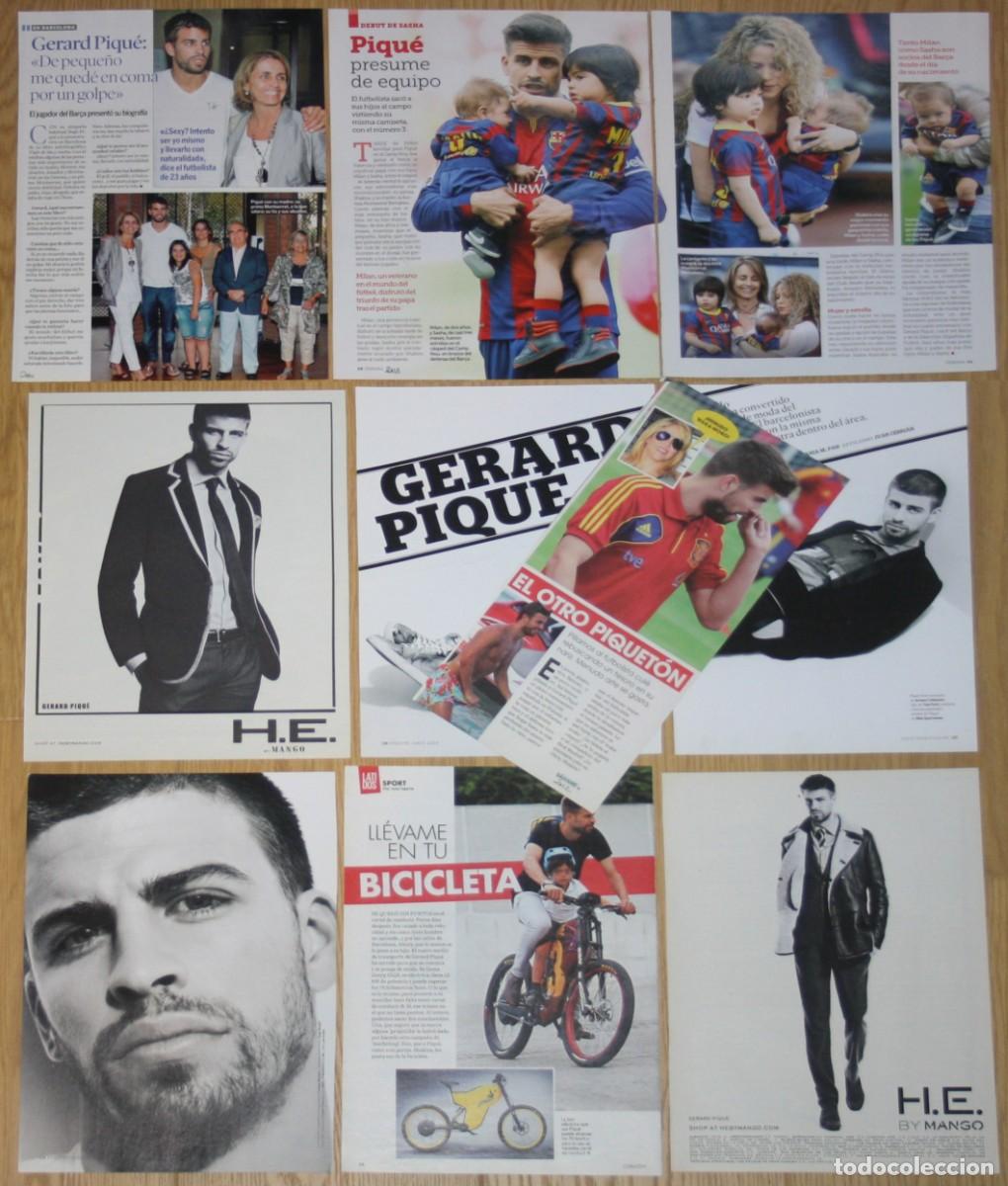 Sports collectibles: GERARD PIQUE lote prensa 2000s fotos spain clippings FC Barcelona futbol Shakira revista