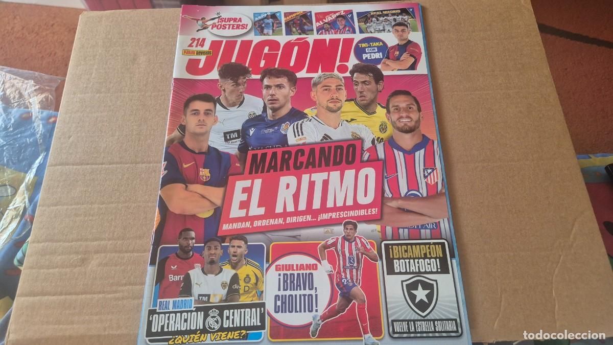 Sammelleidenschaft Sport: LOTE REVISTA JUGON N&ordm; 214. SOLO REVISTA CON LOS POSTERS