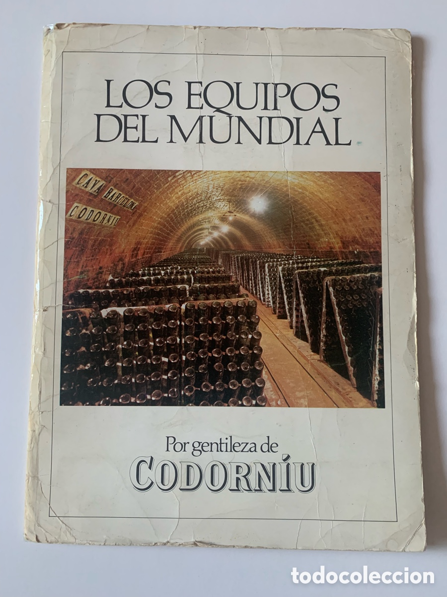 Collectionnisme sportif: Los equipos del Mundial Espa&ntilde;a 82. Raro. Heraldo de Arag&oacute;n y Codorniu