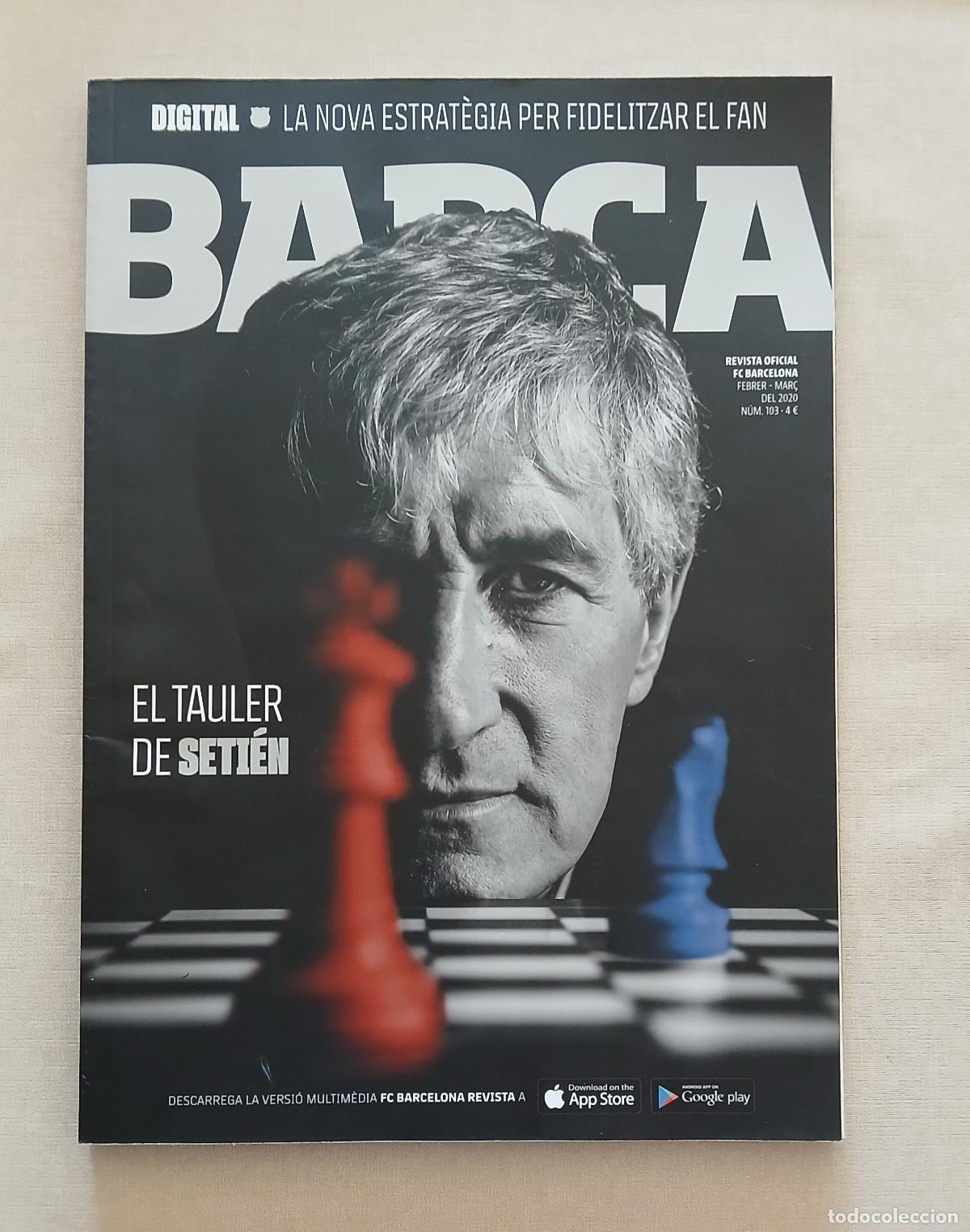 Coleccionismo deportivo: REVISTA BAR&Ccedil;A, N&Uacute;MERO 103, FEBRER - MAR&Ccedil; 2020, FC BARCELONA LA DARRERA EN PAPER