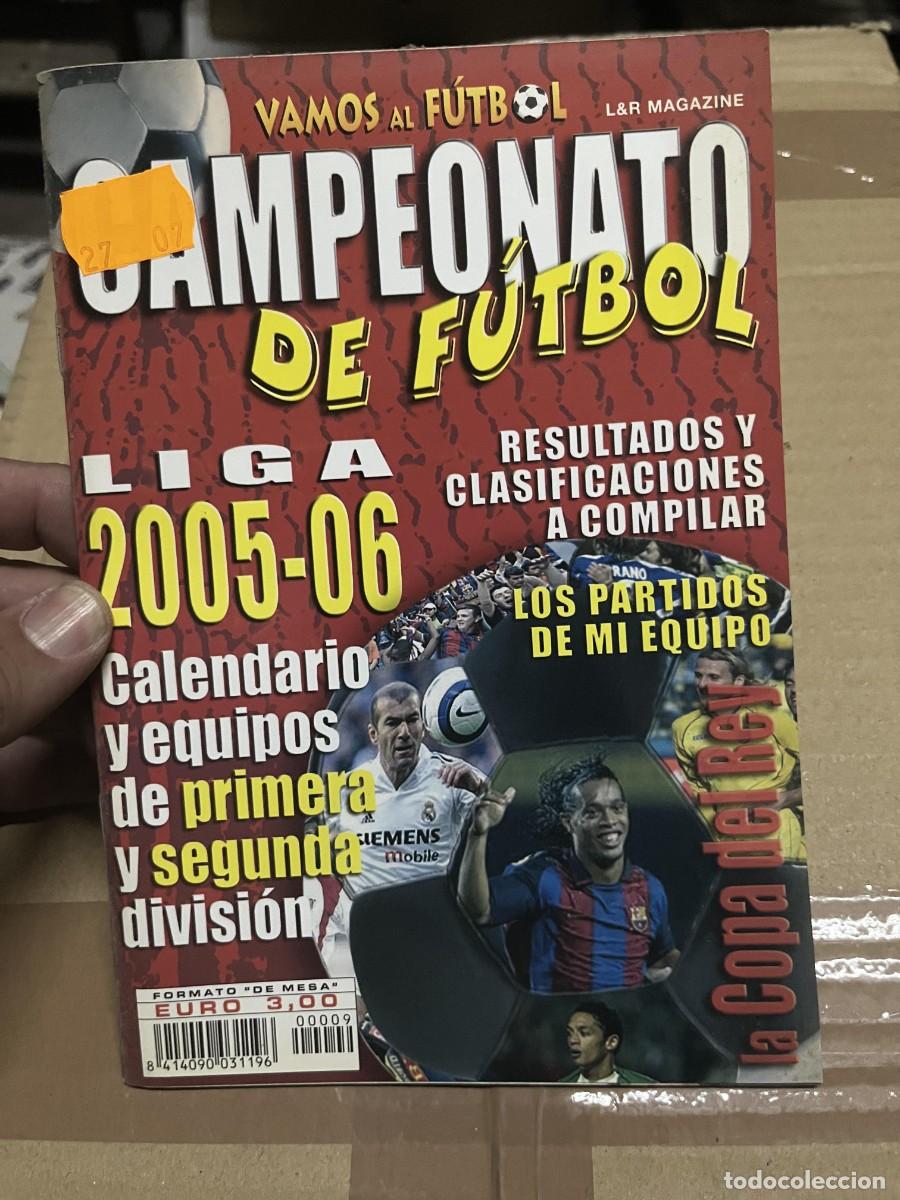 Coleccionismo deportivo: REVISTA VAMOS AL FUTBOL CAMPEONATO DE FUTBOL LIGA 05 06 2005 2006 GUIA EXTRA CALENDARIO COPA DEL REY