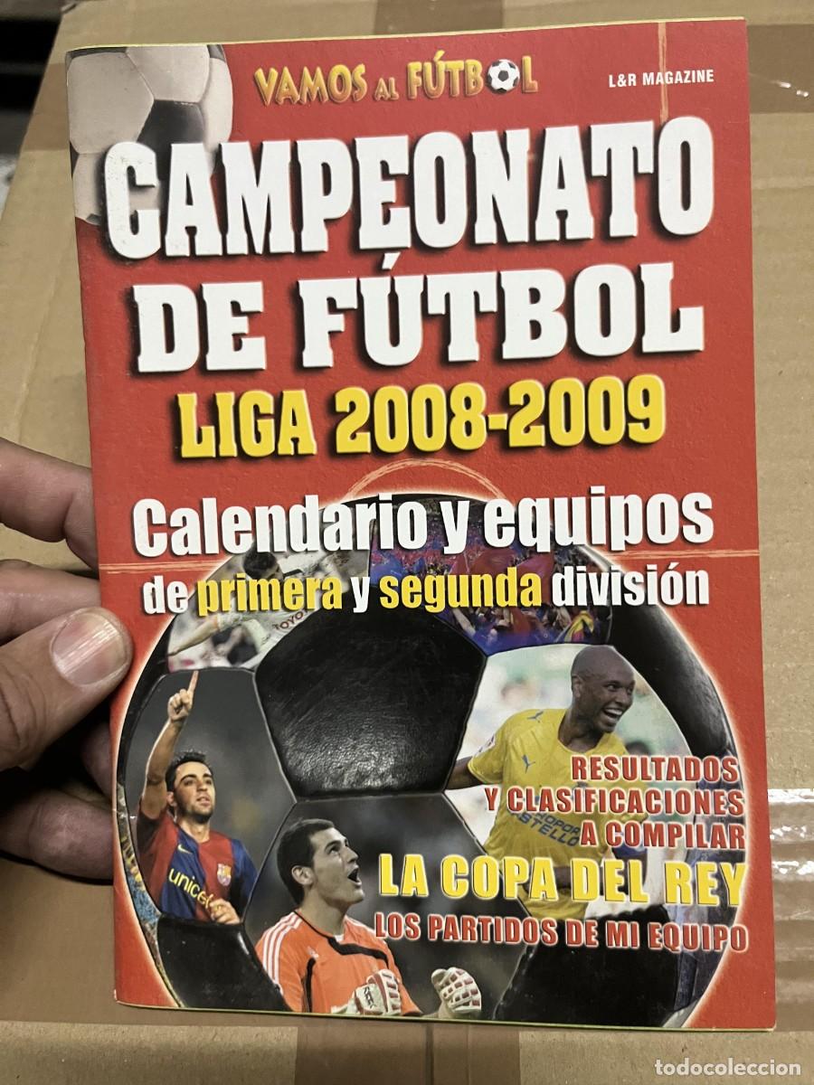 Coleccionismo deportivo: REVISTA VAMOS AL FUTBOL CAMPEONATO DE FUTBOL LIGA 08 09 2008 2009 GUIA EXTRA CALENDARIO COPA DEL REY