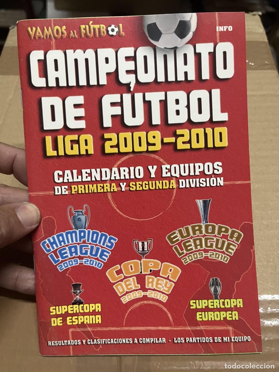 Coleccionismo deportivo: VAMOS AL FUTBOL CAMPEONATO FUTBOL LIGA 09 10 2009 2010 GUIA EXTRA CALENDARIO COPA CHAMPIONS UEFA