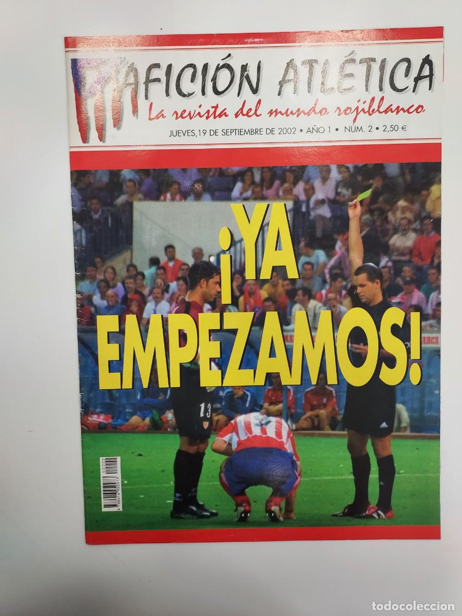 Sammelleidenschaft Sport: ATLETICO DE MADRID. REVISTA AFICION ATLETICA N&ordm; 2. 2002. NO TRAE POSTER. RIVILLLA MARTIN PRADO GARCI