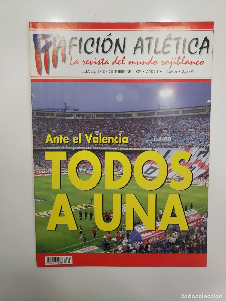 Sammelleidenschaft Sport: ATLETICO DE MADRID. REVISTA AFICION ATLETICA N&ordm; 6. 2002. SOLO 1 POSTER. PEREIRA MANOLO UFARTE