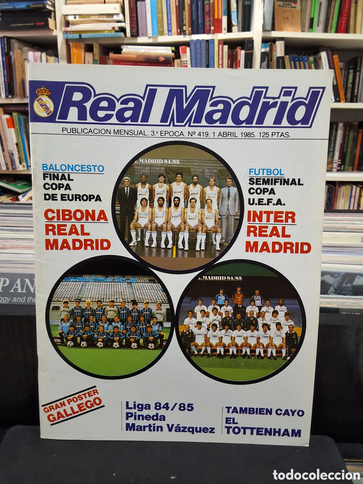 Sammelleidenschaft Sport: REAL MADRID - BOLETIN INFORMATIVO - ABRIL 1985 - REVISTA - ENV&Iacute;O DESDE 1&euro;
