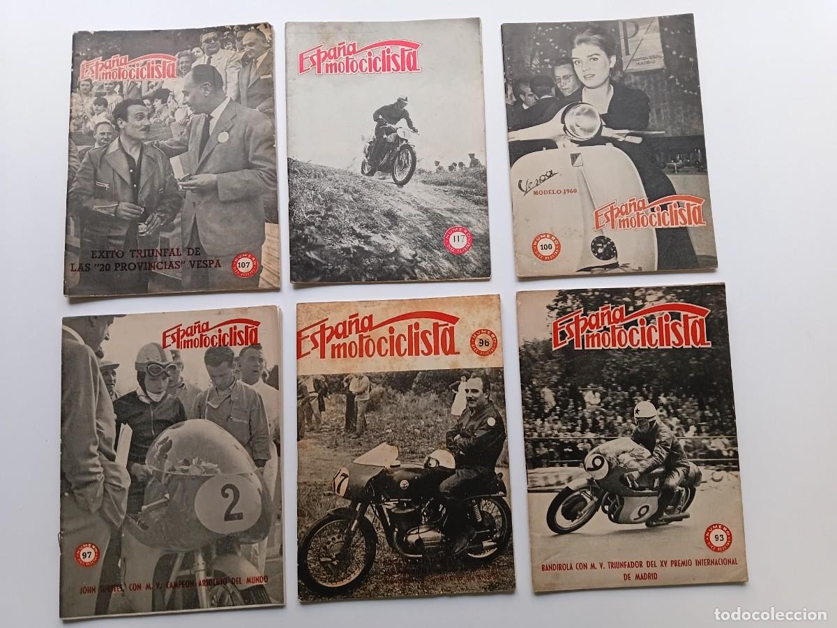 Coleccionismo deportivo: Lote 6 Revistas . Espa&ntilde;a Motociclista .