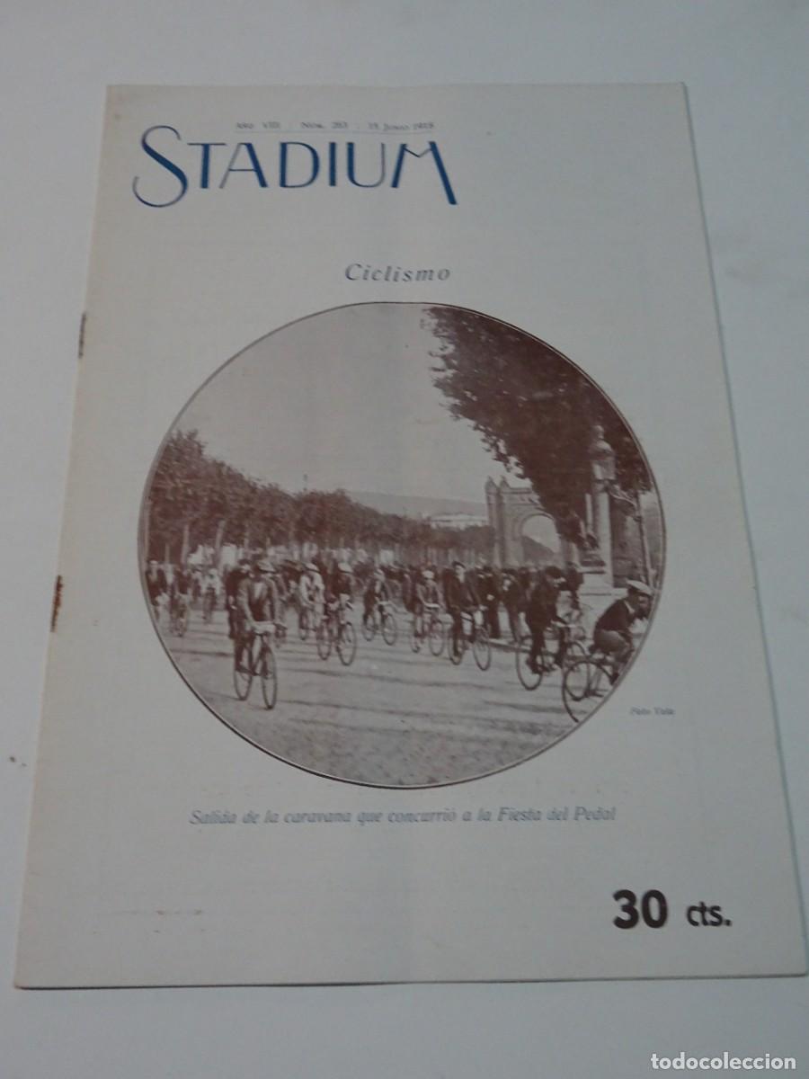 Coleccionismo deportivo: STADIUM A&Ntilde;O VIII N.263 JUNIO 1918 / CICLISMO FIESTA DEL PEDAL / TIRO DE PICH&Oacute;N EN MIRAMAR