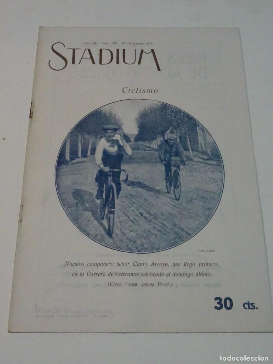 Coleccionismo deportivo: STADIUM A&Ntilde;O VIII N.289 DICIEMBRE 1918 / FC BARCELONA - SABDELL - PAULINO ALC&Aacute;NTARA