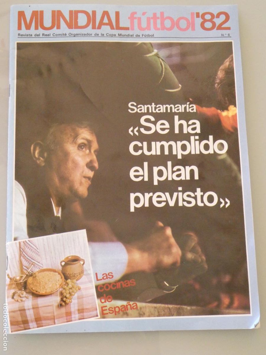Coleccionismo deportivo: REVISTA MUNDIAL COPA DEL MUNDO ESPA&Ntilde;A 82 1982. N&ordm; 6 REAL COMIT&Eacute; ORGANIZADOR . 250GR
