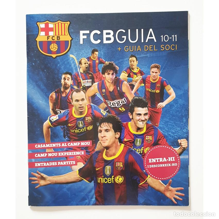 Coleccionismo deportivo: GUIA DEL SOCI F.C.BARCELONA TEMPORADA 2010-11 - BAR&Ccedil;A - LEO MESSI
