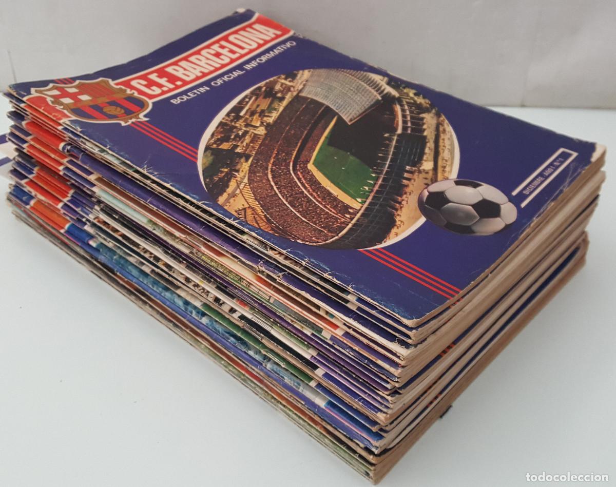 Sammelleidenschaft Sport: LOTE 38 C.F. BARCELONA BOLET&Iacute;N OFICIAL INFORMATIVO (36+2 MAINADA PEQUES), BAR&Ccedil;A FUTBOL, VER IM&Aacute;GENES