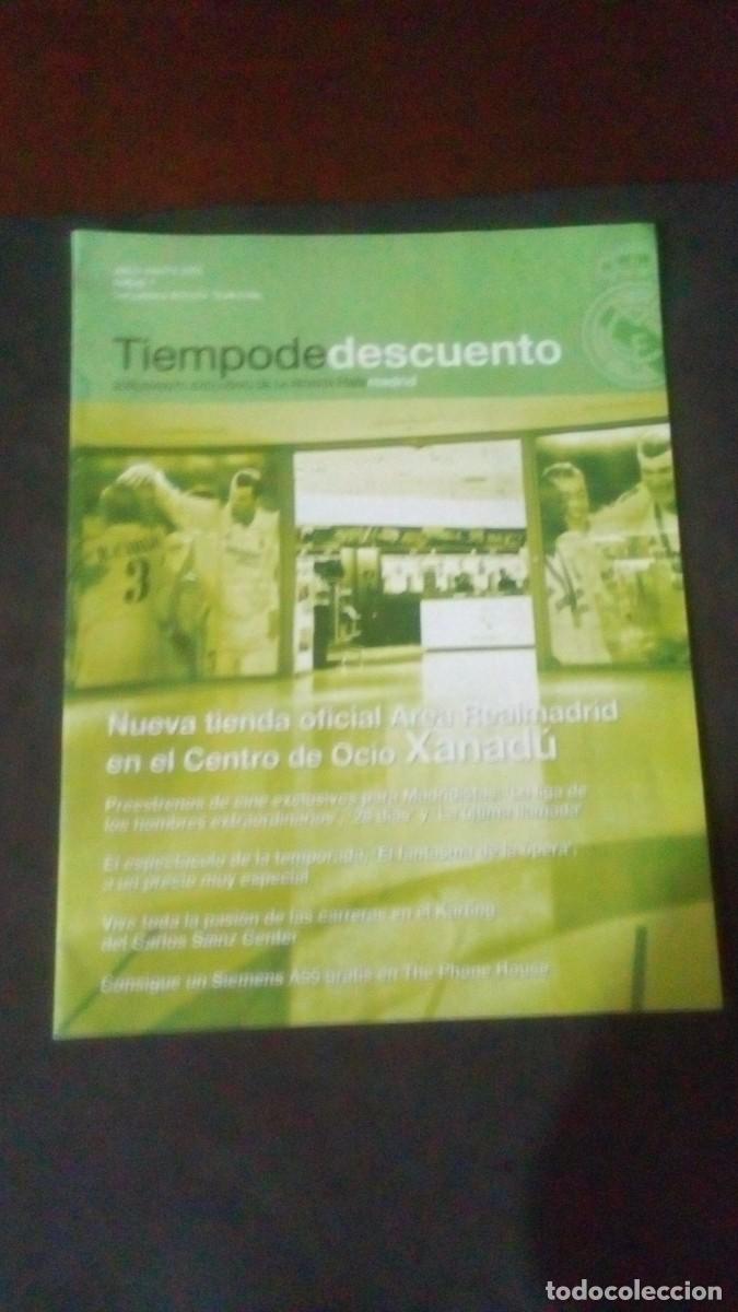 Coleccionismo deportivo: TIEMPO DE DESCUENTO-SUPLEMENTO EXCLUSIVO DE LA REVISTA HALA MADRID-REAL MADRID-2003
