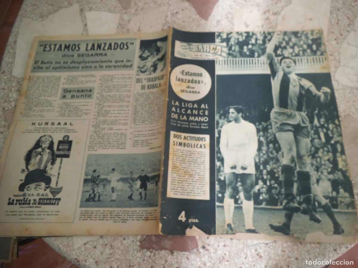 Coleccionismo deportivo: bar&ccedil;a n&ordm; 223, segarra portada dos actitudes simbolicas