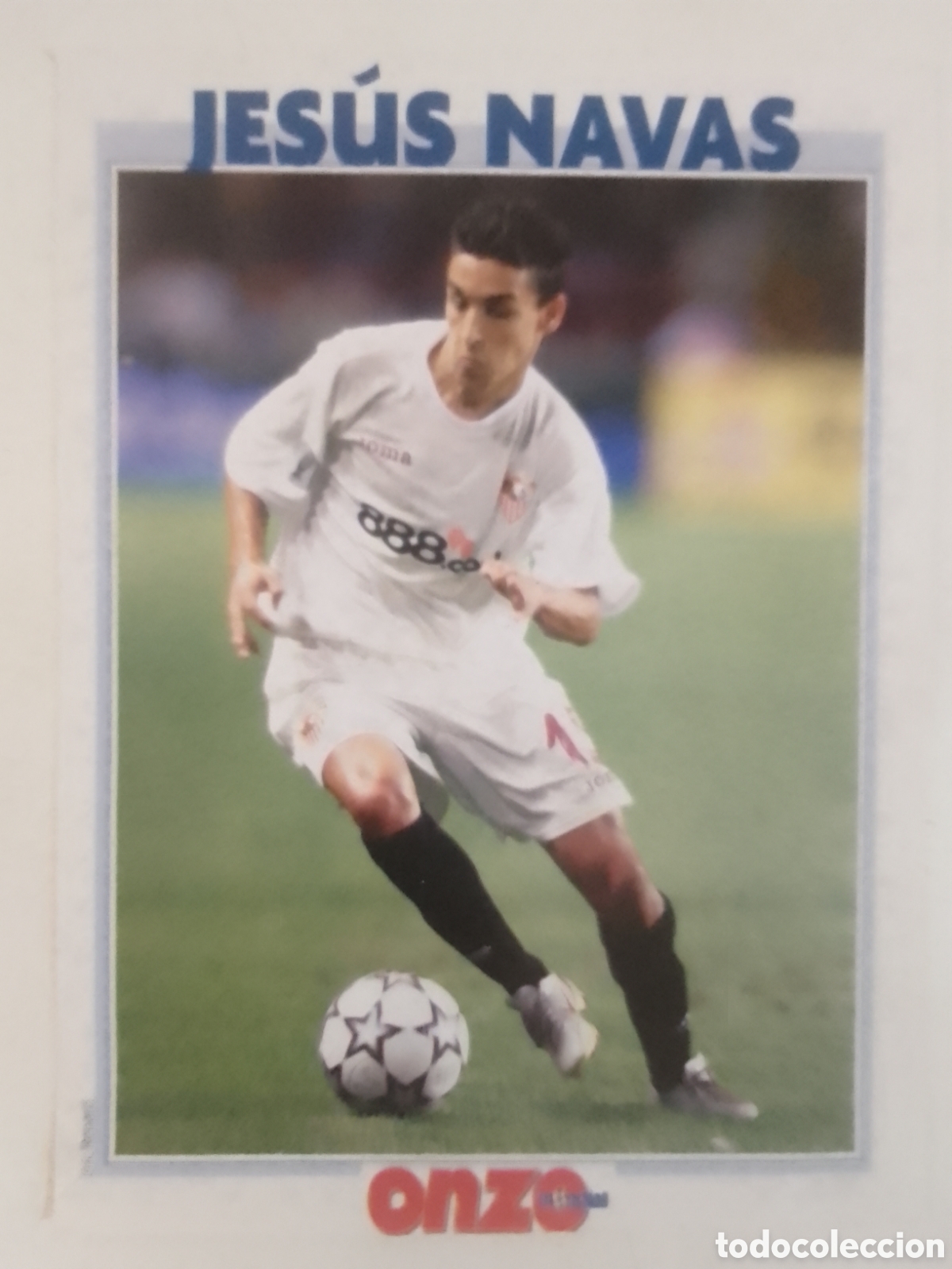 Coleccionismo deportivo: FICHA onze mondial Jes&uacute;s Navas &bull; Sevilla.