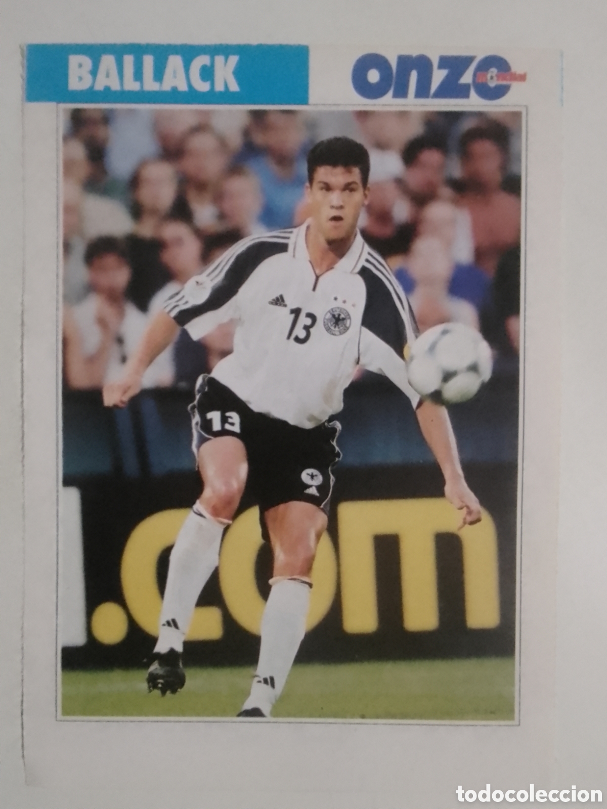 Coleccionismo deportivo: FICHA onze mondial Ballack &bull; Alemania.