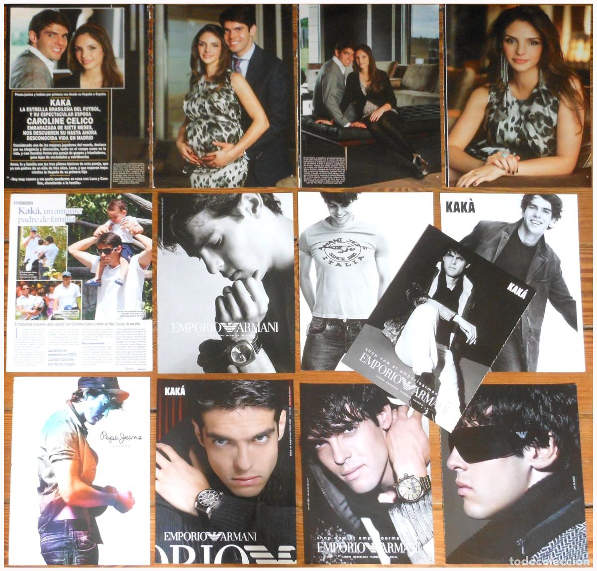 Collezionismo sportivo: KAKA lote de prensa spain magazine clippings 2000s fotos Real Madrid Milan Brasil futbol kak&aacute;