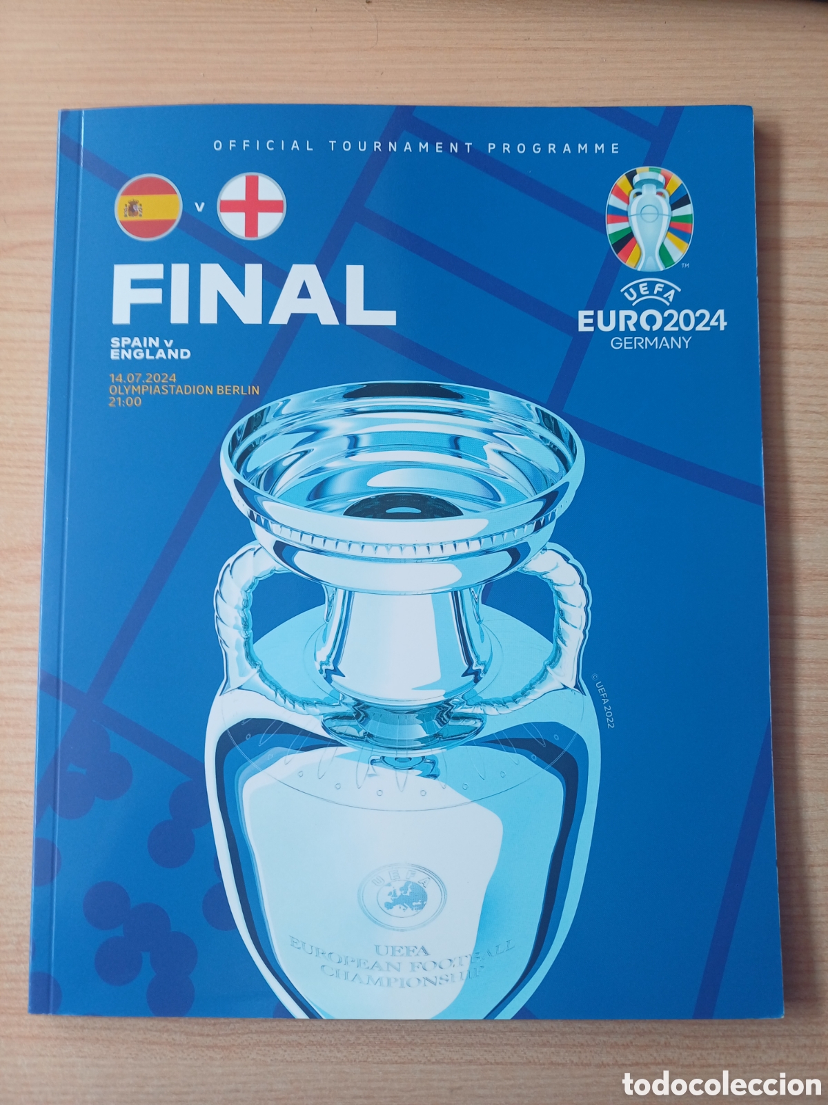 Coleccionismo deportivo: PROGRAMA OFICIAL DE LA FINAL ESPA&Ntilde;A VS INGLATERRA EUROCOPA 2024
