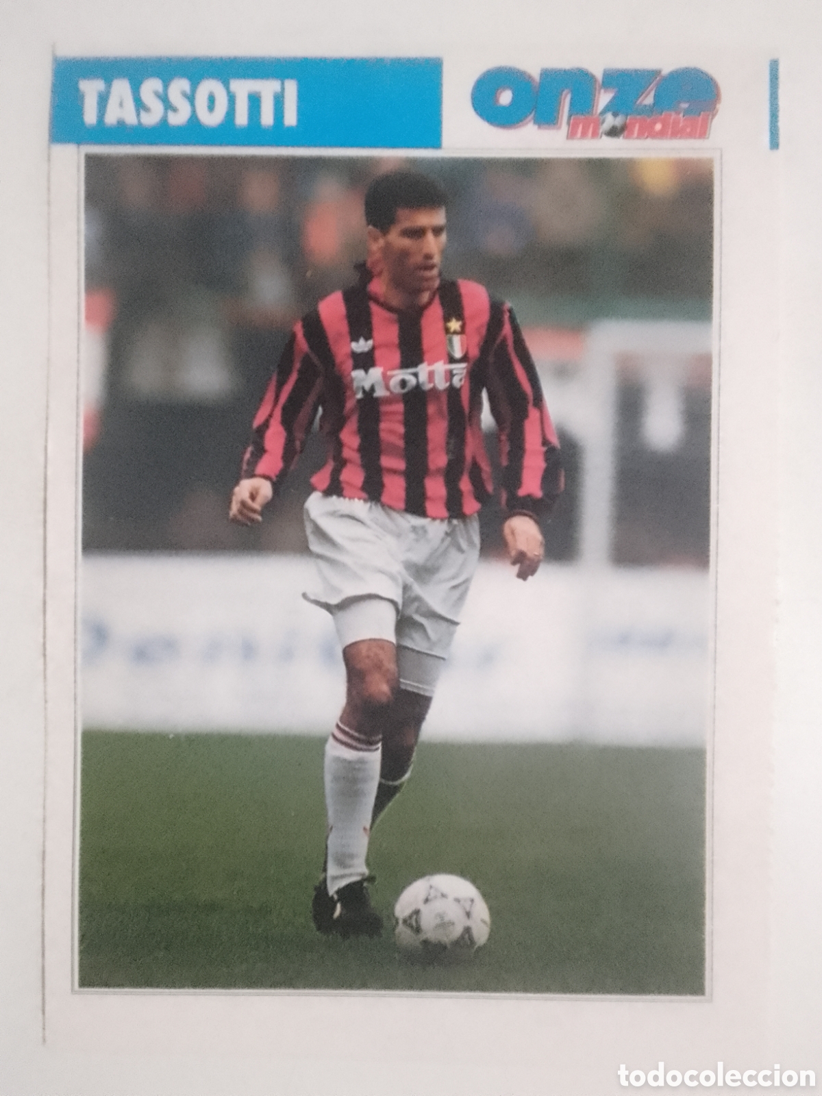 Coleccionismo deportivo: FICHA onze mondial Tassotti &bull; Milan.