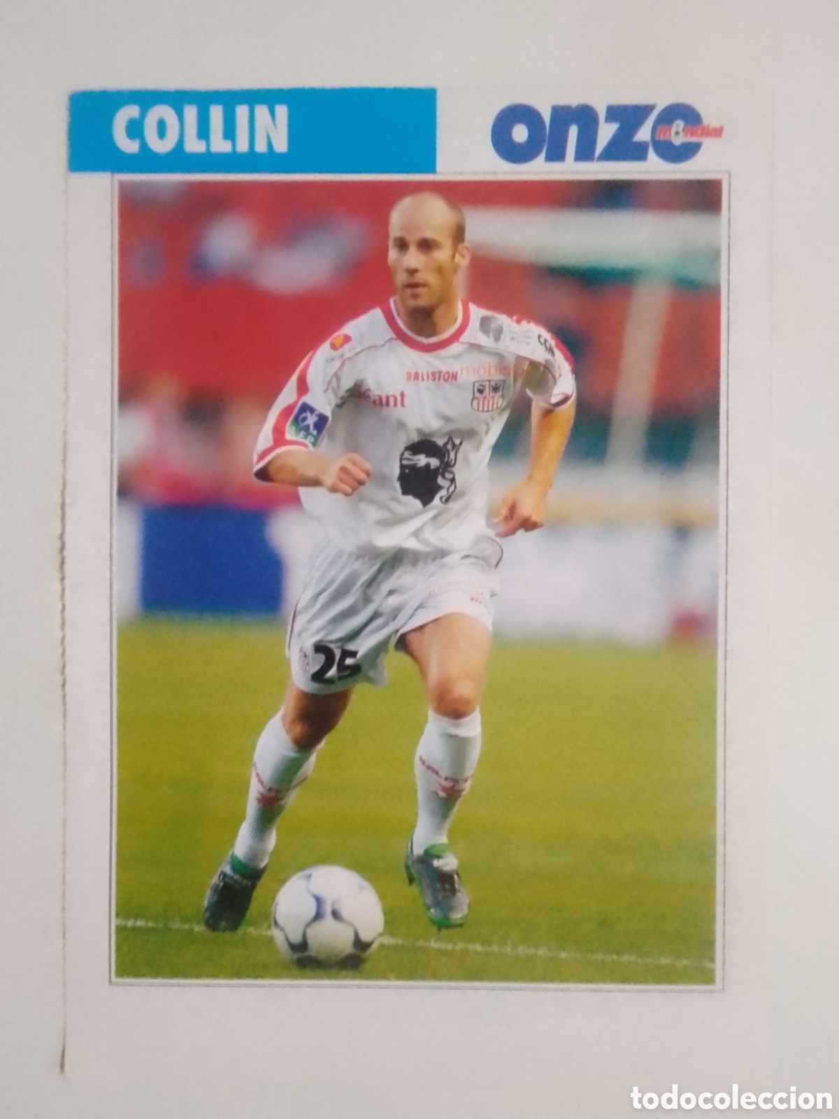 Coleccionismo deportivo: FICHA onze mondial Collin &bull; Ajaccio.