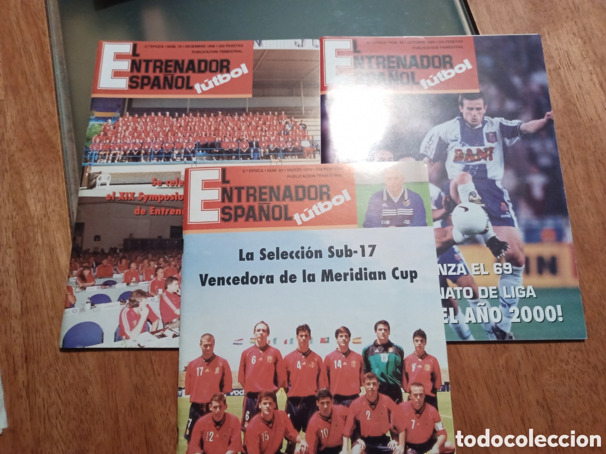 Coleccionismo deportivo: Revistas Entrenador espa&ntilde;ol futbol
