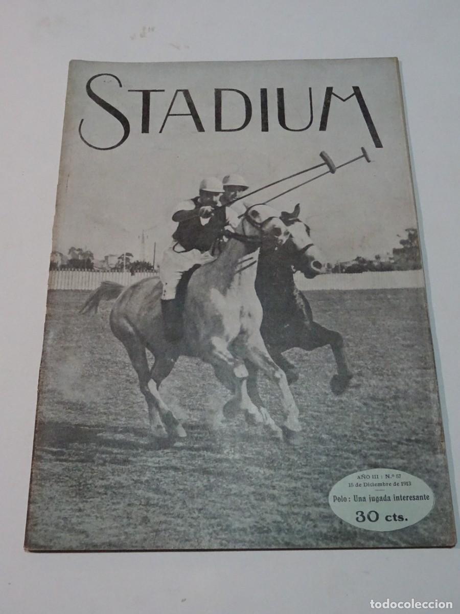 Coleccionismo deportivo: STADIUM A&Ntilde;O III N.57 DICIEMBRE 1913 - BOXEO GEORGES CARPENTIER - BILBAO / FC BARCELONA