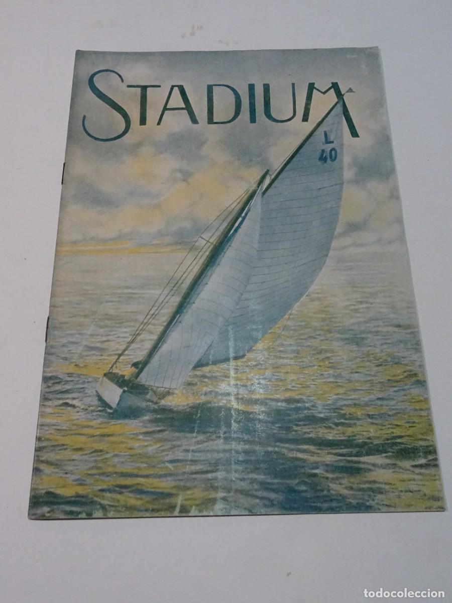 Coleccionismo deportivo: STADIUM A&Ntilde;O III N.48 JULIO 1913 - HOMENAJE DEL FC BARCELONA A HANS GAMPER
