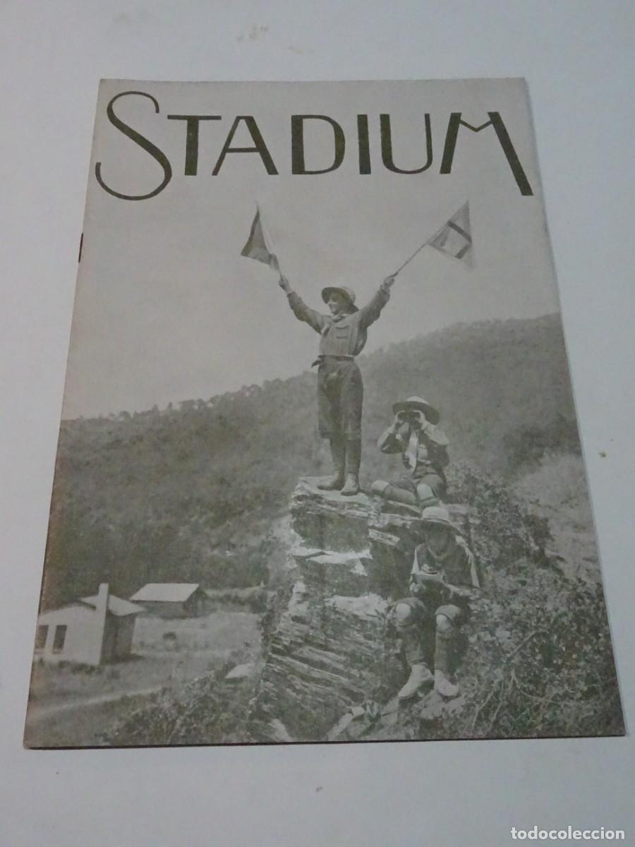 Sports collectibles: STADIUM A&Ntilde;O III N.50 AGOSTO 1913 - BOY-SCOUTS, NATACION BADALONA COPA MAX&Oacute;, SAN JUAN DESP&Iacute;