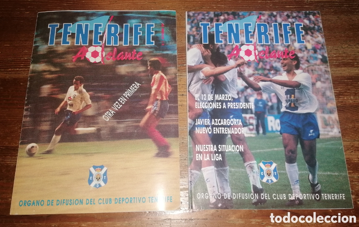 Sports collectibles: Revistas TENERIFE ADELANTE - N&uacute;meros 1 y 2