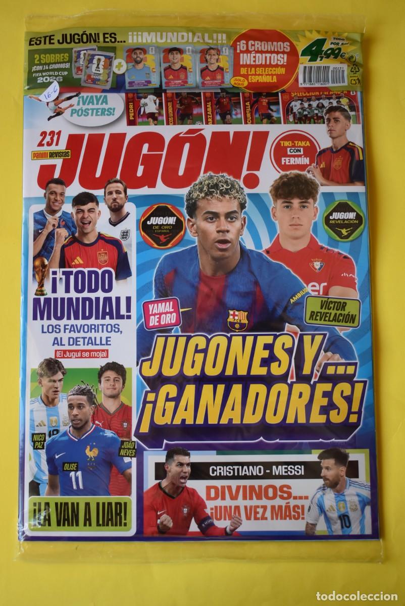 Collezionismo sportivo: Revista Jug&oacute;n. N. &ordm; 231. Sin cromos. Solo la revista. Posters