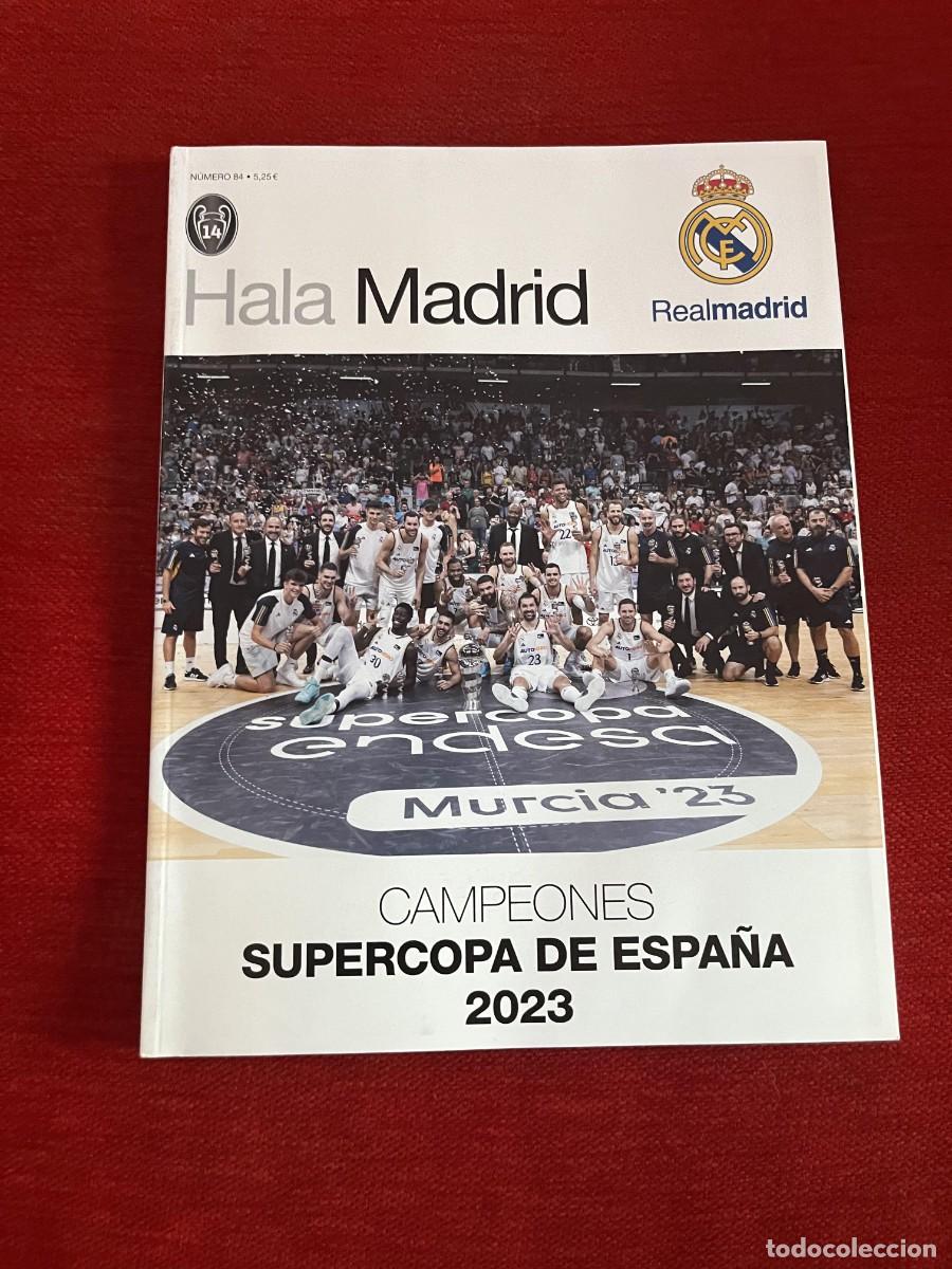 Sports collectibles: REVISTA OFICIAL REAL MADRID HALA MADRID # 84 CAMPEONES SUPERCOPA DE ESPA&Ntilde;A BALONCESTO 2023
