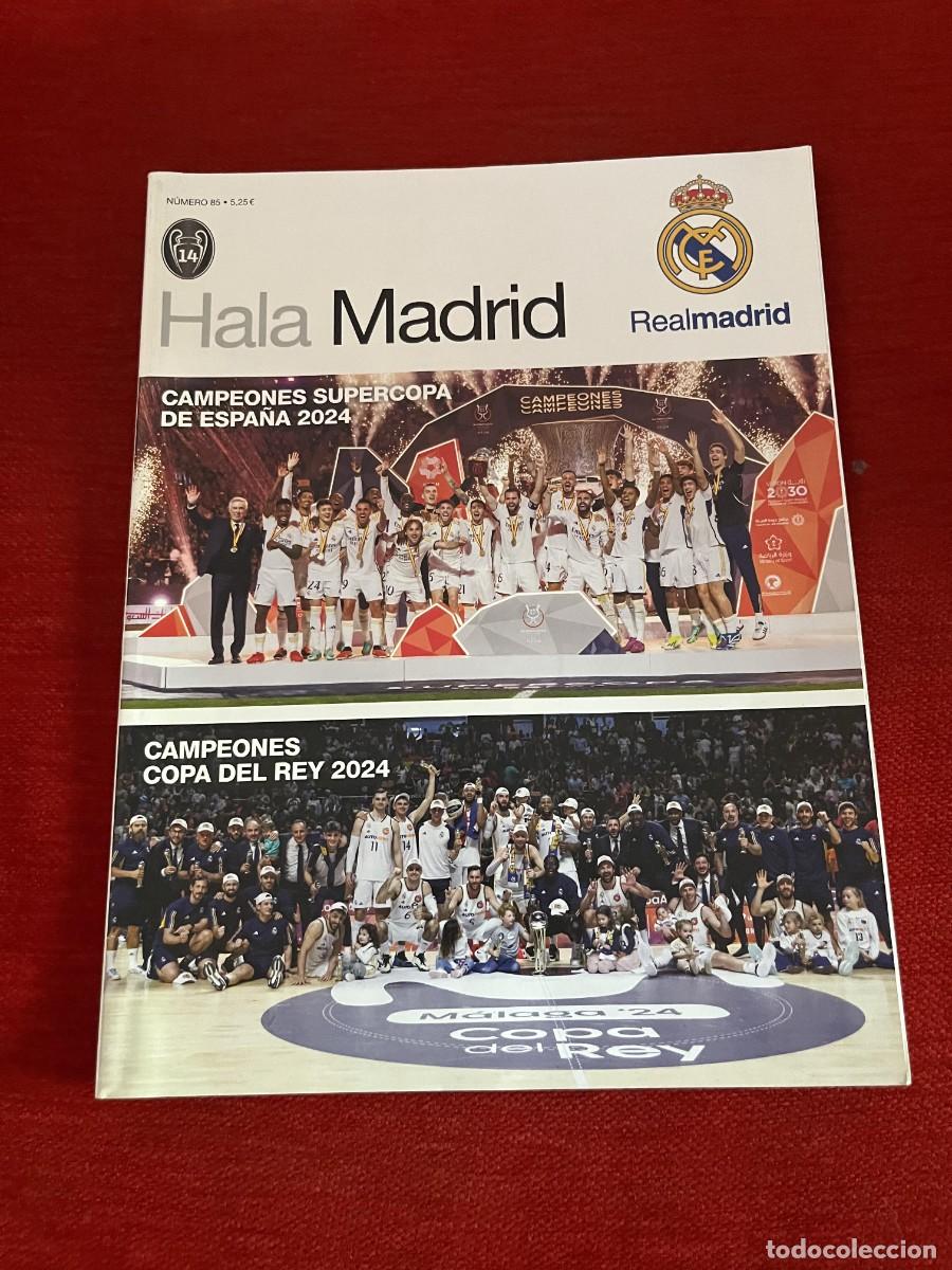 Sports collectibles: REVISTA OFICIAL REAL MADRID HALA MADRID # 85 CAMPEONES SUPERCOPA DE ESPA&Ntilde;A COPA REY BALONCESTO 2024